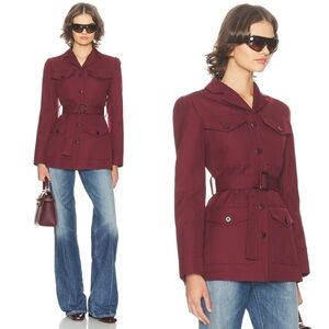 Helsa The Leisure Suit Jacket in Zinfandel size XS NEW! New with tags!